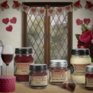 Photoshop collage advertisement design for Sydney Candle Co.