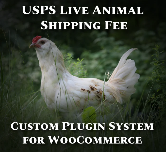 USPS Live Animal Shipping Fee Custom Plugin and System