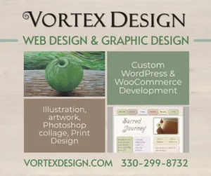 New Year, New Lower Pricing! - Custom Web Design, Graphic Design & More Affordable, local web design and graphic design services. Vortex Design provides custom web development, creative graphic design, virtual assistance, desktop publishing, commissioned artwork and technical services for a wide range of small to medium businesses. Serving the Youngstown, Ohio and Northeast Ohio region as well as all of the USA remotely.